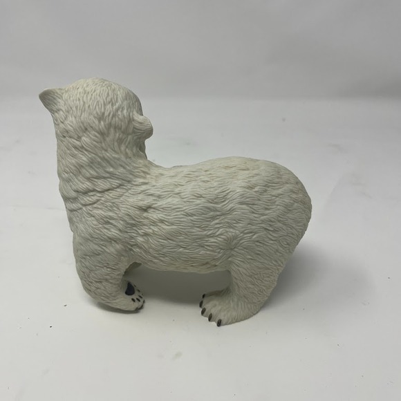 Lenox Polar Bear Cub Figurine 1996 Ivory Porcelain Sculpture Vintage - Picture 2 of 3